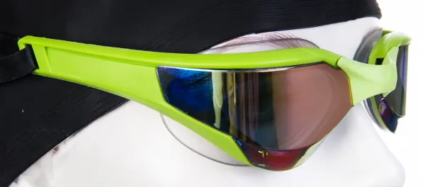 Plavecké okuliare mad wave razor rainbow goggles čierna/zelená