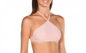 Horný diel plaviek arena high neck top rose 32