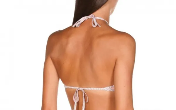 Horný diel plaviek arena high neck top rose 32