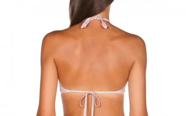 Horný diel plaviek arena high neck top rose 32