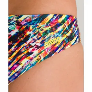 Dámske plavky arena unique brief black/multi xs