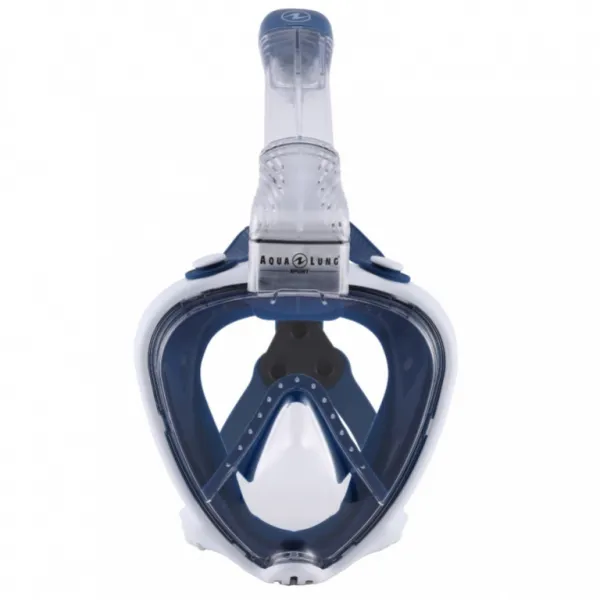 Maska na šnorchlovanie aqualung smartsnorkel mask blue/white s