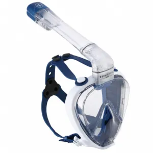 Maska na šnorchlovanie aqualung smartsnorkel mask blue/white s