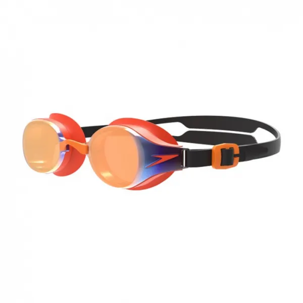 Speedo hydropure mirror junior čierno/oranžová