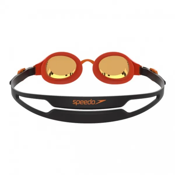 Speedo hydropure mirror junior čierno/oranžová