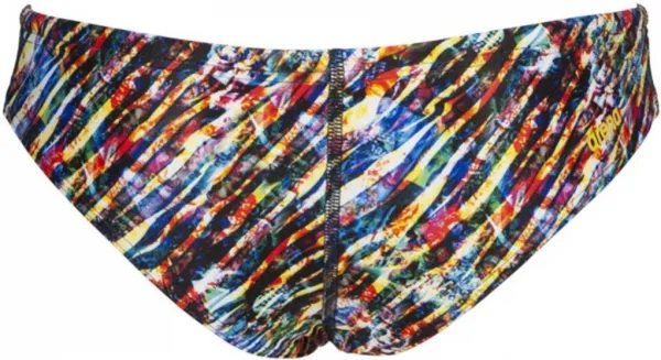 Dámske plavky arena unique brief black/multi xs