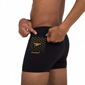 Pánske plavky speedo pocket aquashort black/mango 32