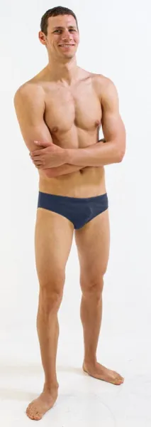 Pánske plavky finis brief solid navy 28
