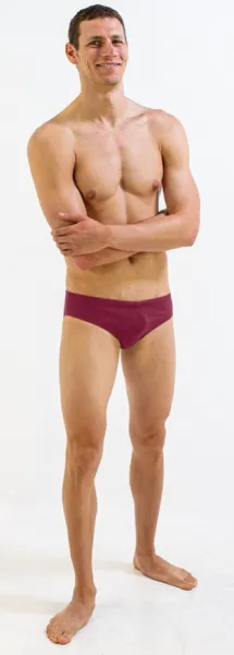 Pánske plavky finis brief solid cabernet 32