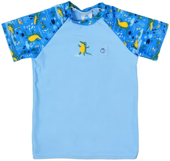 Splash about short sleeve rash top crocodile swamp 2-3