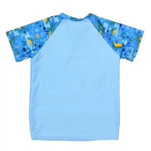 Splash about short sleeve rash top crocodile swamp 2-3