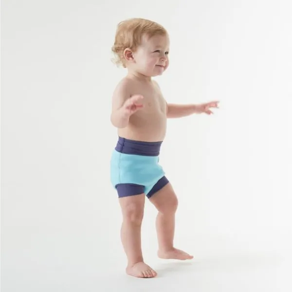Dojčenské plavky splash about new happy nappy blue cobalt m