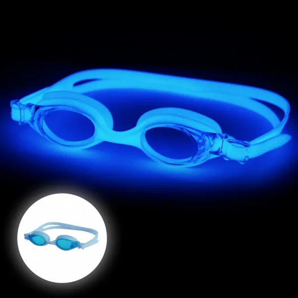 Finis flowglow goggles modrá