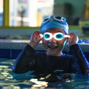 Finis flowglow goggles modro / ružová