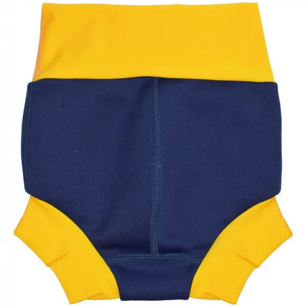 Dojčenské plavky splash about new happy nappy navy/yellow m