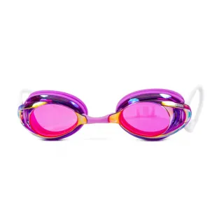 Plavecké okuliare borntoswim freedom mirror swimming goggles fialová