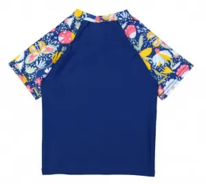 Plážové uv tričko splash about short sleeve rash top garden