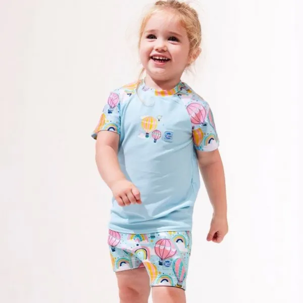 Splash about short sleeve rash top up & away 3-4