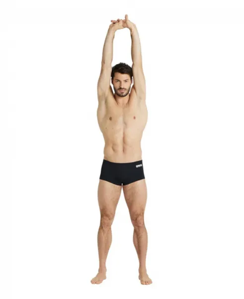 Arena team swim low waist short solid black s - uk32