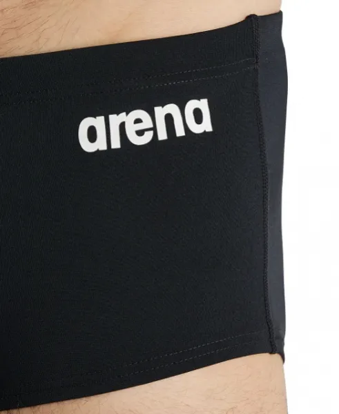 Arena team swim low waist short solid black s - uk32