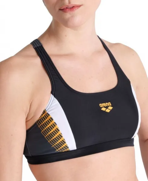 Arena threefold two pieces black/asphalt/white l - uk36