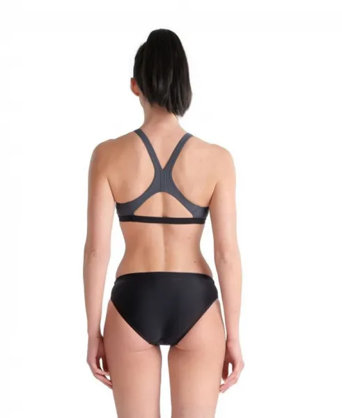 Arena threefold two pieces black/asphalt/white l - uk36