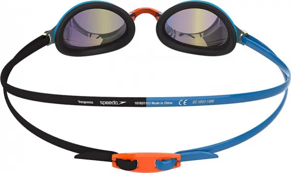 Plavecké okuliare speedo vengeance mirror čierno/modrá