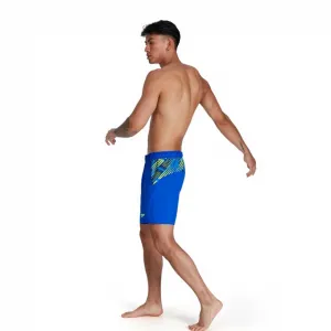Speedo sport panel 16 watershort blue flame/bright zest/black s - uk32