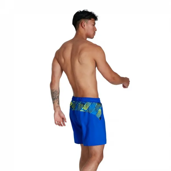 Speedo sport panel 16 watershort blue flame/bright zest/black s - uk32