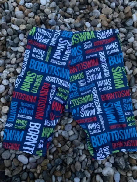 Borntoswim logo jammer navy m - uk34