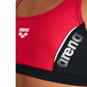 Arena thrice two pieces junior black/anguria/white 116cm
