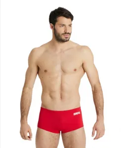 Arena team swim low waist short solid red/white s - uk32