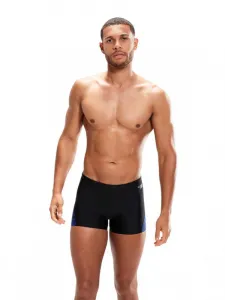 Speedo allover v-cut aquashort black/chroma blue s - uk32