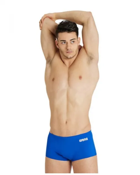 Arena team swim low waist short solid royal/white s - uk32