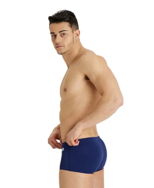 Arena team swim low waist short solid navy/white s - uk32