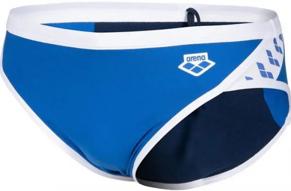Arena icons swim brief solid royal/white s - uk32