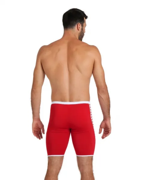 Arena icons swim jammer solid red/white m - uk34