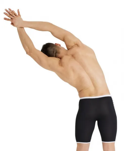 Arena icons swim jammer solid black/white s - uk32