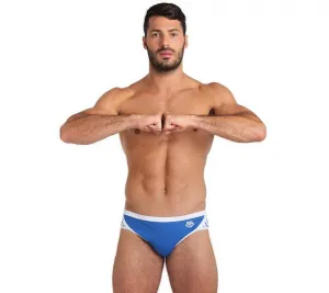Arena icons swim brief solid royal/white s - uk32