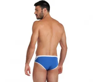 Arena icons swim brief solid royal/white s - uk32