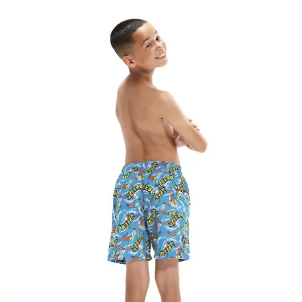 Speedo printed 15 watershort boy bolt/bright yellow/salso/lawn 152cm