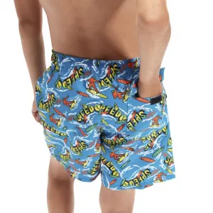 Speedo printed 15 watershort boy bolt/bright yellow/salso/lawn 152cm