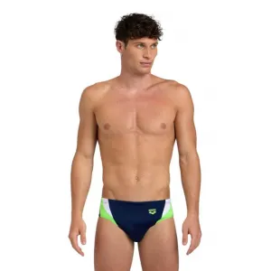 Arena swim briefs panel navy/green/white s - uk32