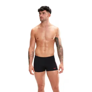 Speedo tech panel aquashort black/fed red/white s - uk32