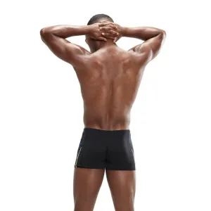 Speedo tech panel aquashort black/chroma blue/spritz s - uk32