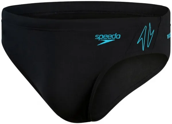 Speedo hyper boom splice brief black/bolt s - uk32