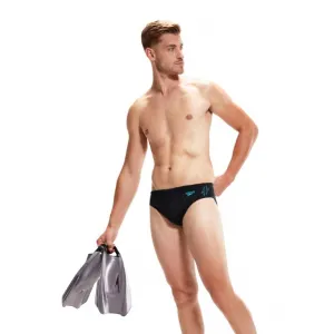 Speedo hyper boom splice brief black/bolt s - uk32