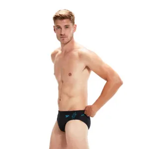 Speedo hyper boom splice brief black/bolt s - uk32