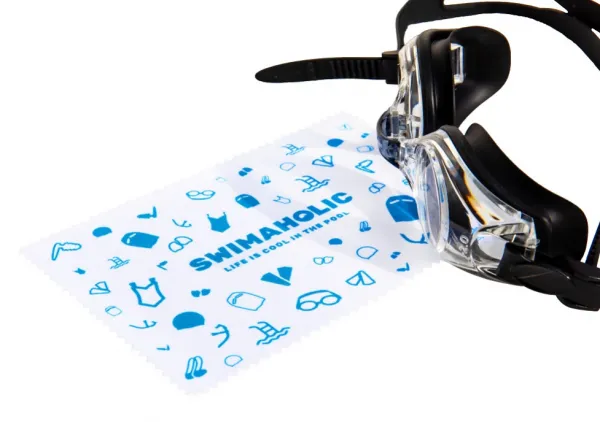 Swimaholic goggle cloth biela