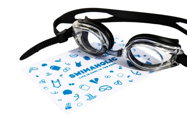 Swimaholic goggle cloth biela